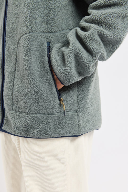 PATERSON shearling fleece jacket - recycled polyester - Armor-lux - 5