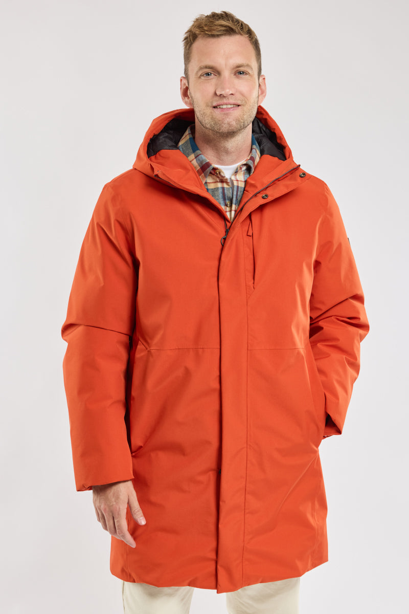 HUXLEY long parka - Men - ORANGE – Armor-lux
