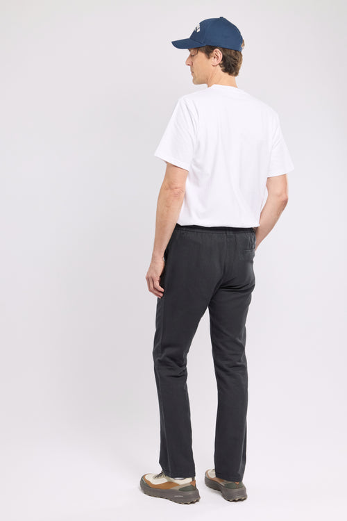 Pantalon taille élastique DOMINO - lin et coton - Armor-lux - 3