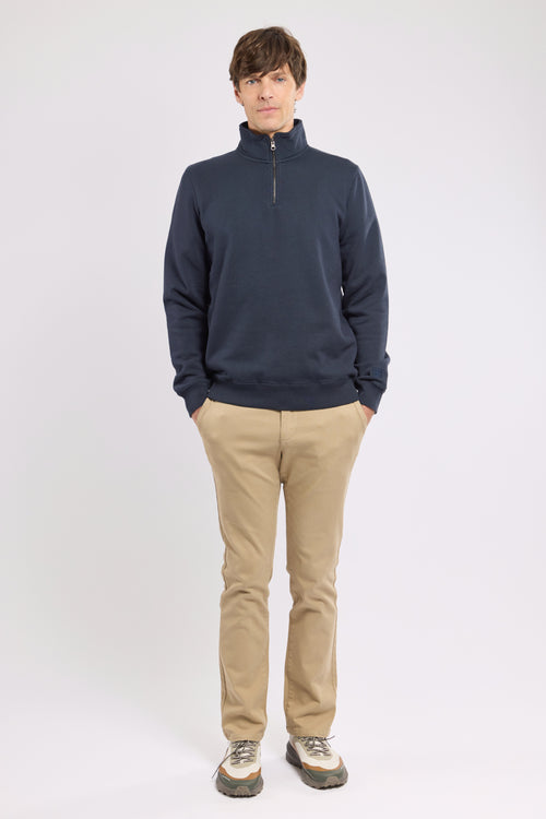 Sweat col zippé TAKIN - coton - Armor-lux - 3