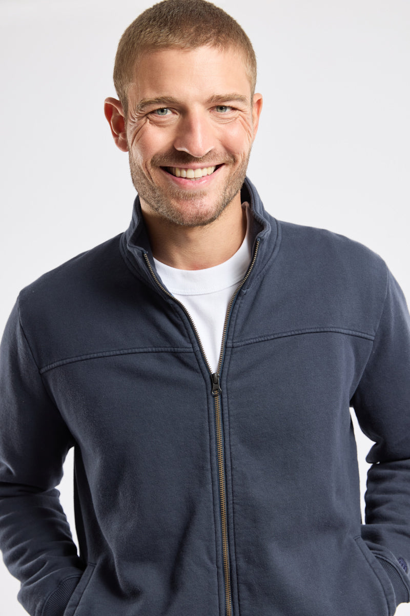 TORONTOS zip-up sweatshirt - Men - NAVY – Armor-lux