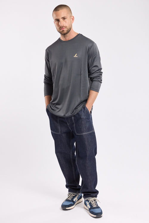 Long sleeved T-shirt VALLON - Recycled polyester - Armor-lux - 1