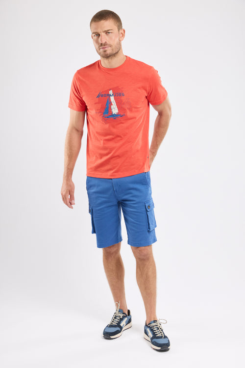 Bedrucktes T-Shirt VEHOURA - leichte Baumwolle - Armor-lux - 3