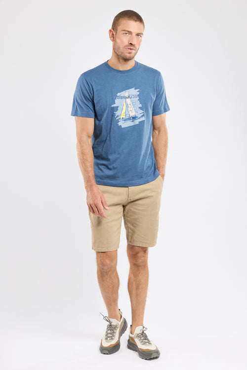 T-shirt sérigraphié VEHOURA - coton léger - Armor-lux - 3