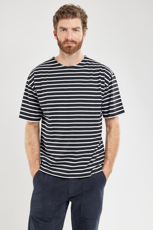 Matrosenshirt mit kurzen Ärmeln – leichte Baumwolle - Armor-lux - 1