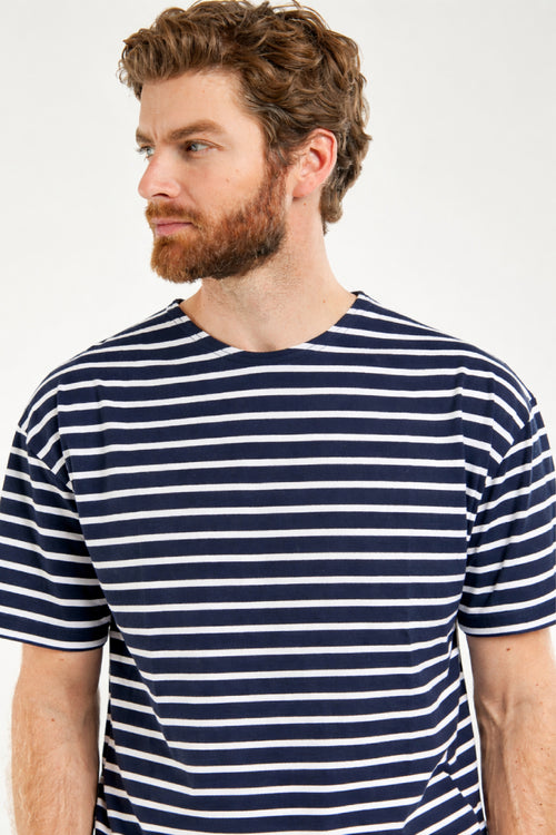 Matrosenshirt mit kurzen Ärmeln – leichte Baumwolle - Armor-lux - 1
