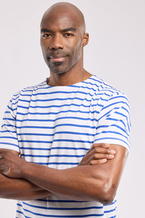 Short-sleeved striped top - lightweight cotton - Armor-lux - 2