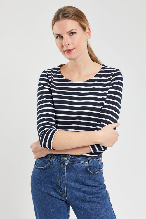 Shirt im Marine-Stil Classe de mer - aus leichte Baumwolle - Armor-lux - 1