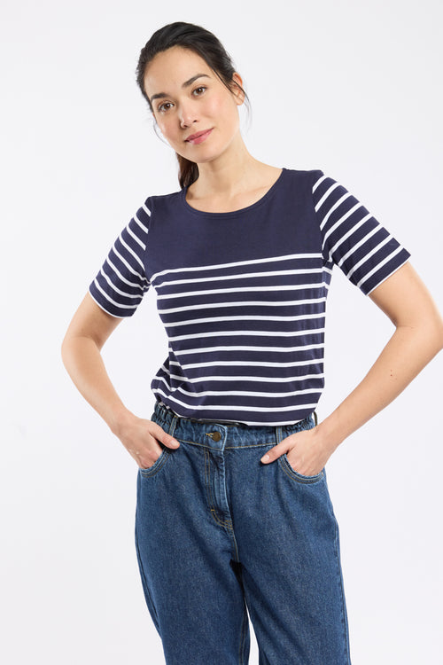 Shirt im Marine-Stil Classe de mer - aus leichte Baumwolle - Armor-lux - 4