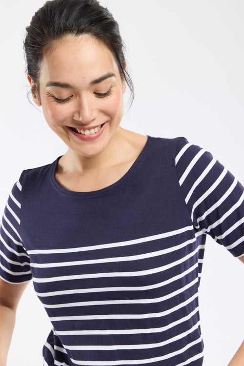 Shirt im Marine-Stil Classe de mer - aus leichte Baumwolle - Armor-lux - 2