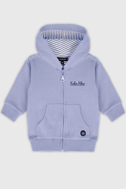 Baby zipped sweatshirt – cotton - Armor-lux - 1