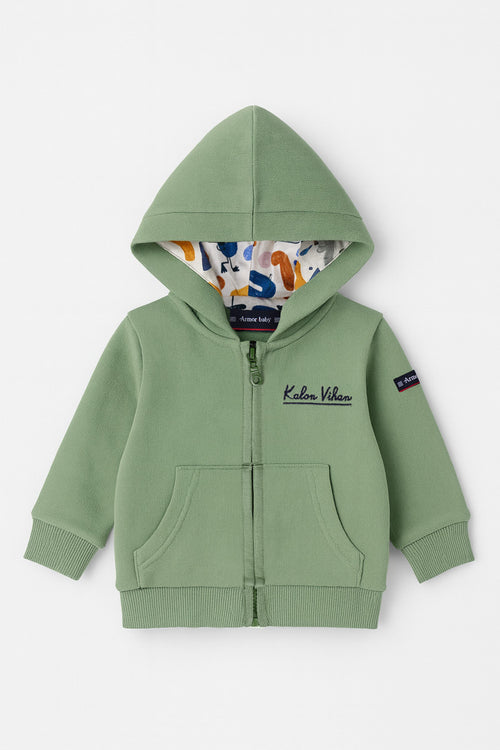 Sweatshirt mit Reißverschluss Baby – Baumwolle - Armor-lux - 1