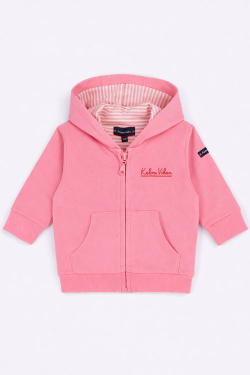 Baby zipped sweatshirt – cotton - Armor-lux - 1