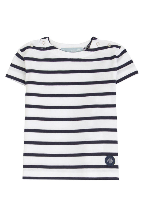 Breton striped T-shirt Baby - light cotton - Armor-lux - 1