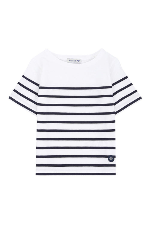 Breton striped shirt Kids - light jersey cotton - Armor-lux - 1