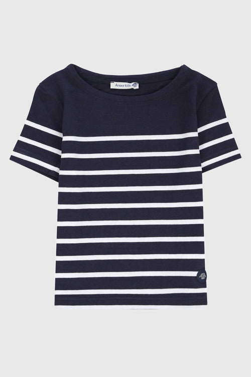 Breton striped shirt Kids - light jersey cotton - Armor-lux - 1
