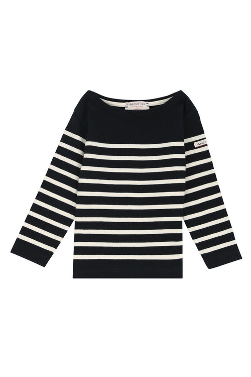 Breton striped shirt Kids - rustic jersey fairtrade cotton - Armor-lux - 1