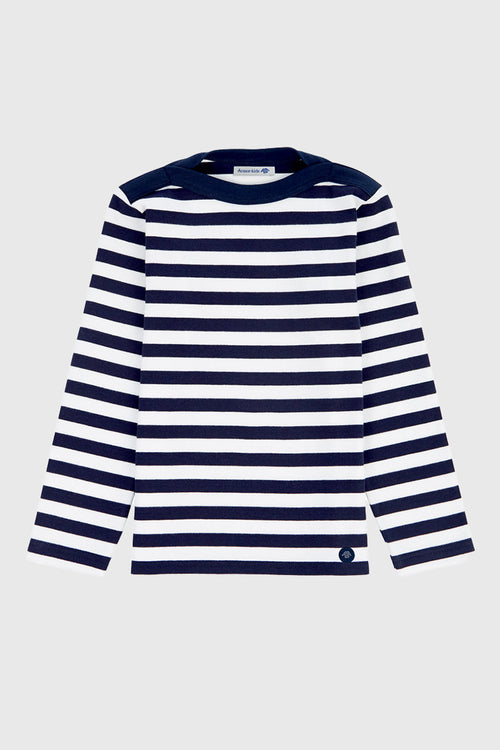 Kinder Shirt im Marine-Stil „Trégunc - aus Baumwolle und Elasthan - Armor-lux - 1