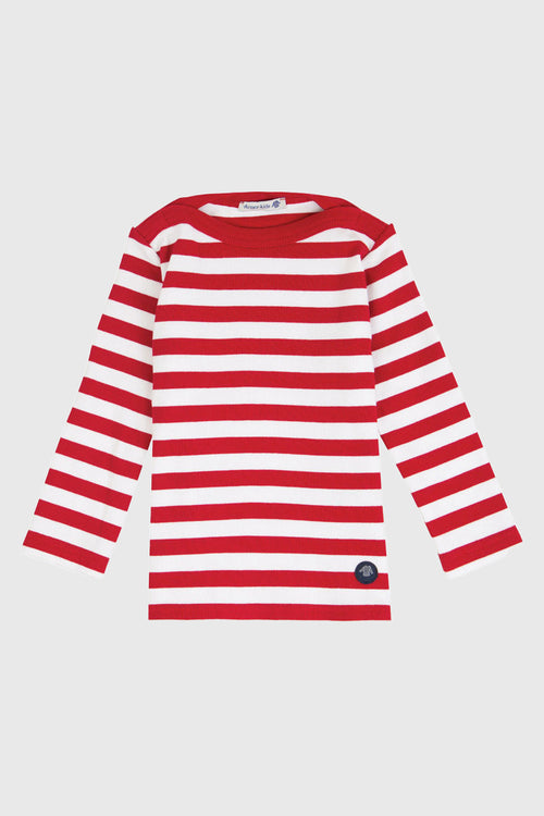Kinder Shirt im Marine-Stil „Trégunc - aus Baumwolle und Elasthan - Armor-lux - 1