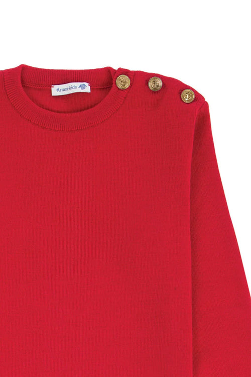 Pull Marin uni Riec  Kids - laine - Armor-lux - 2