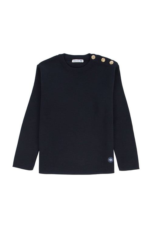 Pull Marin uni Riec Kids - laine - Armor-lux - 1