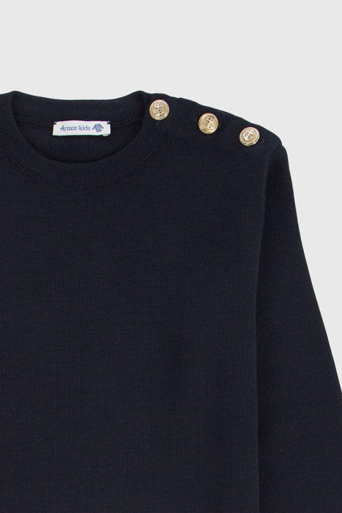 Pull Marin uni Riec Kids - laine - Armor-lux - 2