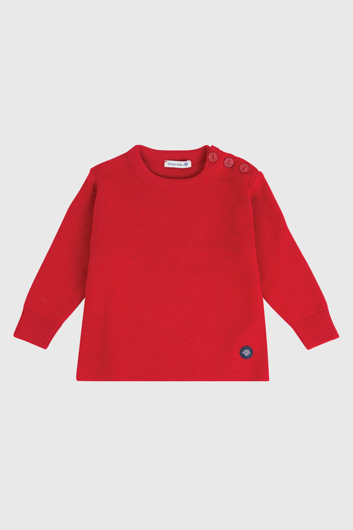 Fisherman jumper Kids - merino wool - Armor-lux - 1
