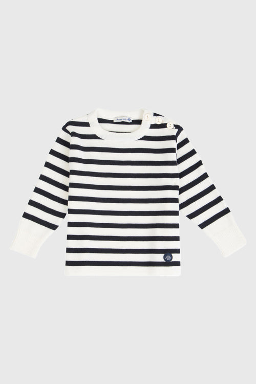 Kinder Pullover im Marine-Stil „Briac - aus Merinowolle - Armor-lux - 1