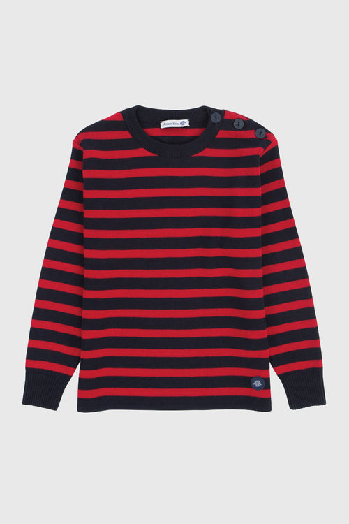 Pull marin Briac Kids - laine - Armor-lux - 1