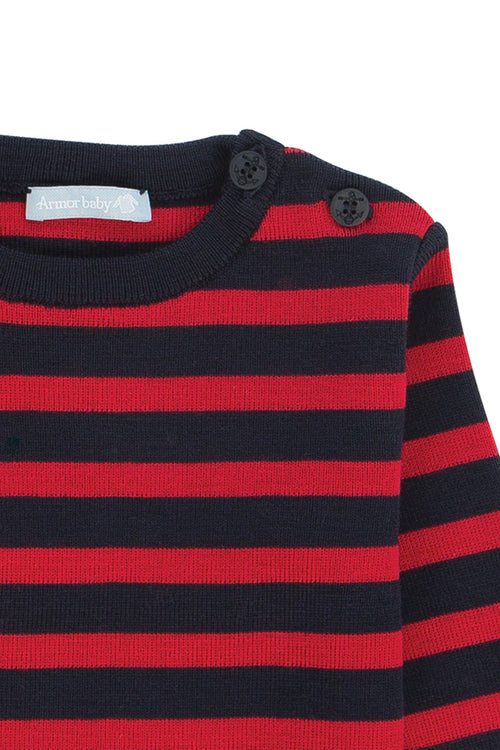 Baby Pullover im Marine-Stil „Briac - aus Merinowolle - Armor-lux - 2