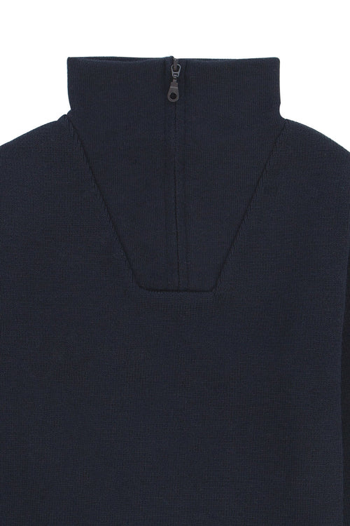 Quarter zip sweater Kids - wool and acrylic - Armor-lux - 2