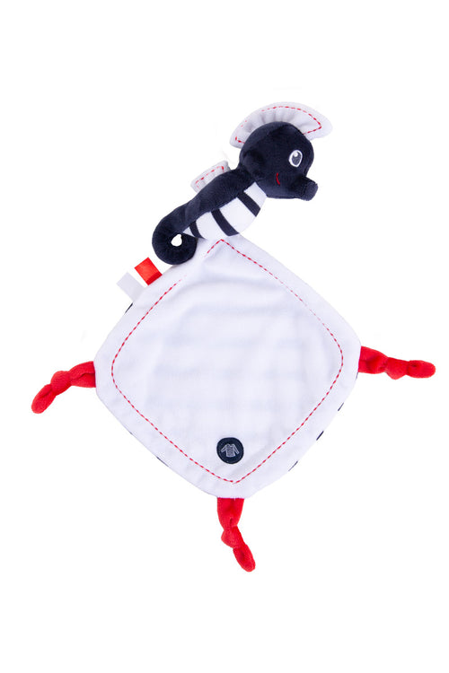 Doudou hippocampe - velours et coton - Armor-lux - 2