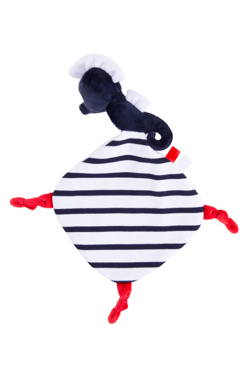 Doudou hippocampe - velours et coton - Armor-lux - 3