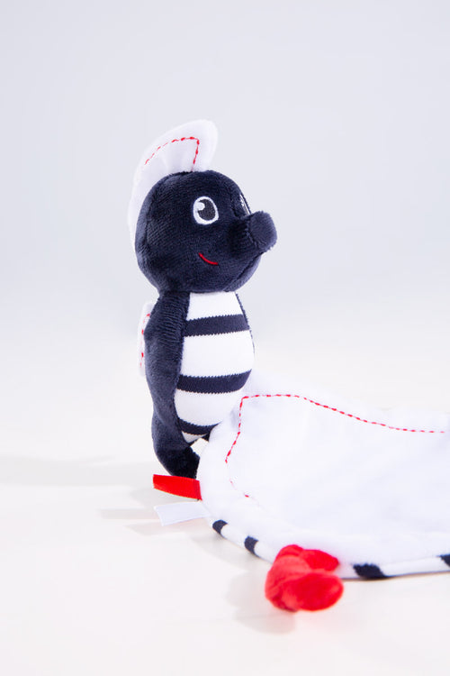 Doudou hippocampe - velours et coton - Armor-lux - 1