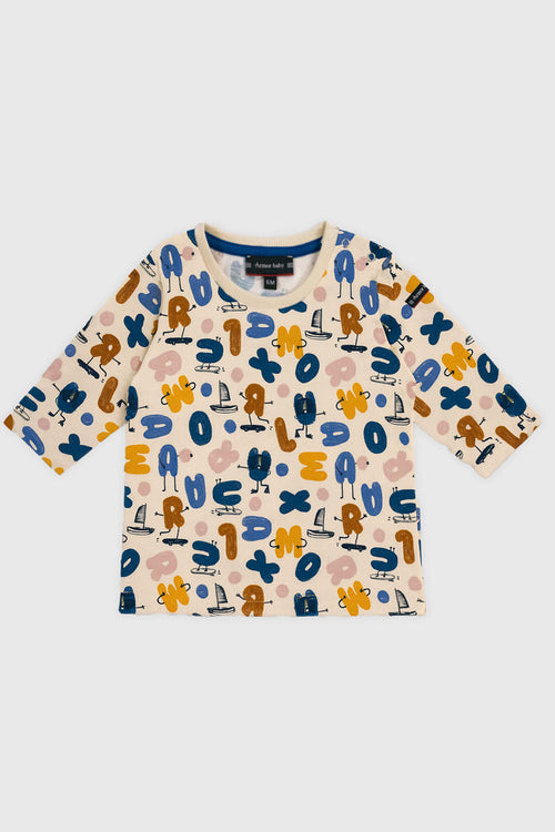 Baby printed T-shirt - cotton - Armor-lux - 1
