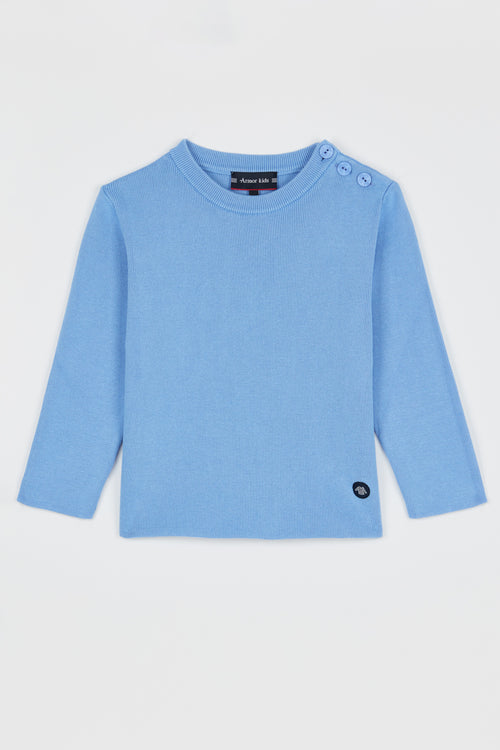 Pull marin uni Kids - coton - Armor-lux - 1