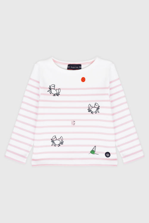 Kids crabs striped shirt - thick cotton - Armor-lux - 1