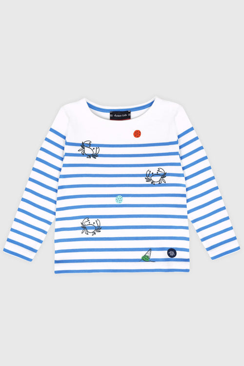 Marinière crabes Kids - coton épais - Armor-lux - 1