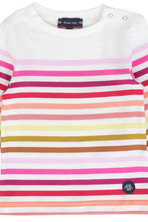 Baby 10-colour Breton top - cotton - Armor-lux - 3