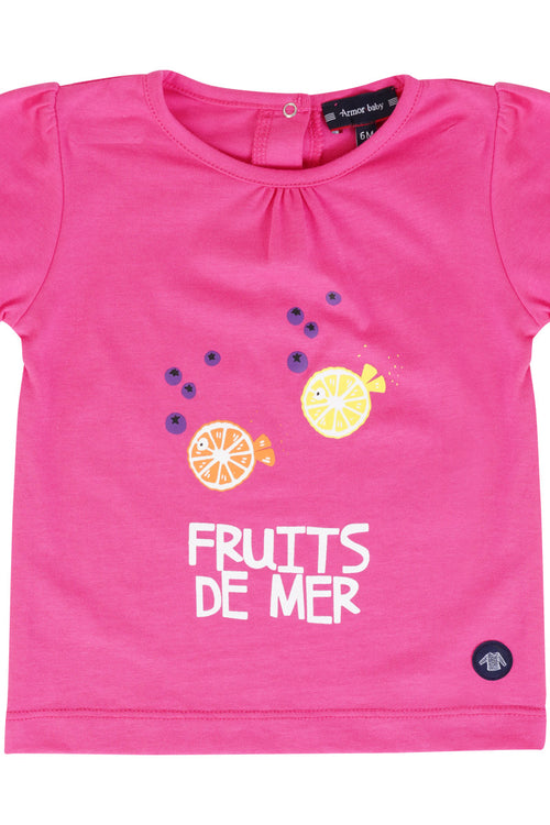 T-Shirt „Meeresfrüchte“ für Babys – leichte Baumwolle - Armor-lux - 2