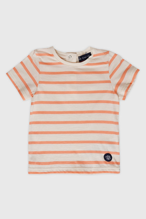 Short-sleeved Breton shirt for Baby - cotton - Armor-lux - 1