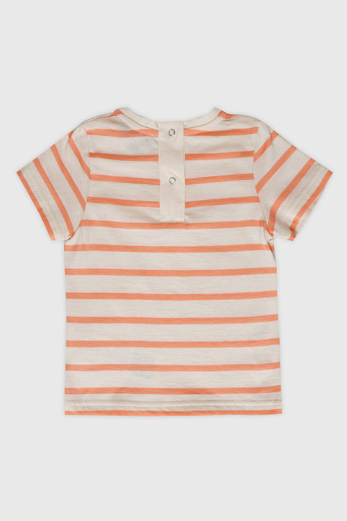 Short-sleeved Breton shirt for Baby - cotton - Armor-lux - 2