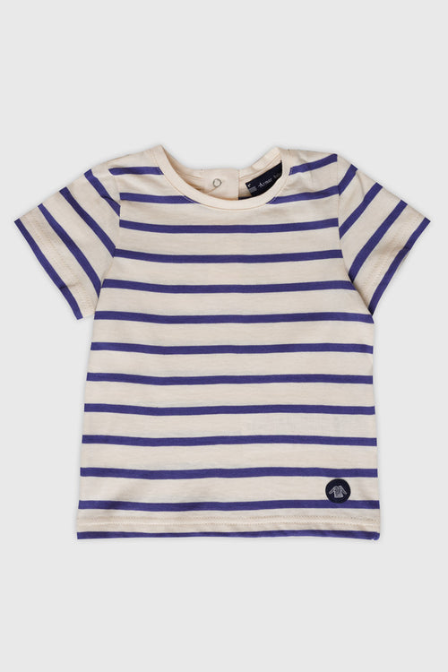Short-sleeved Breton shirt for Baby - cotton - Armor-lux - 1