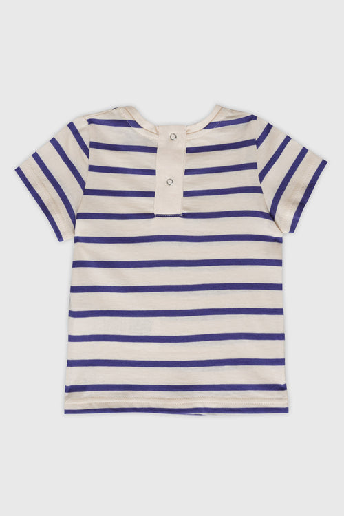 Short-sleeved Breton shirt for Baby - cotton - Armor-lux - 2