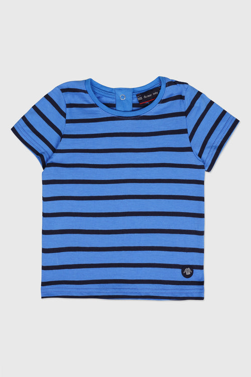 Matrosenshirt mit kurzen Ärmeln für Babys – leichte Baumwolle - Armor-lux - 1