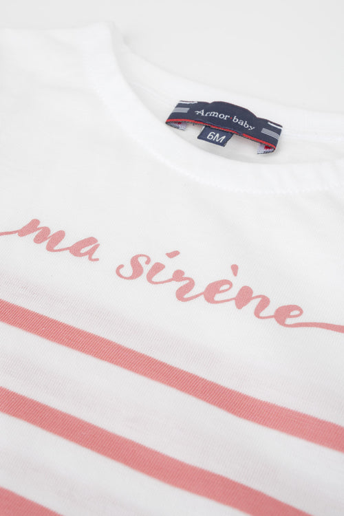 Marinière ma sirène Baby - coton léger - Armor-lux - 3