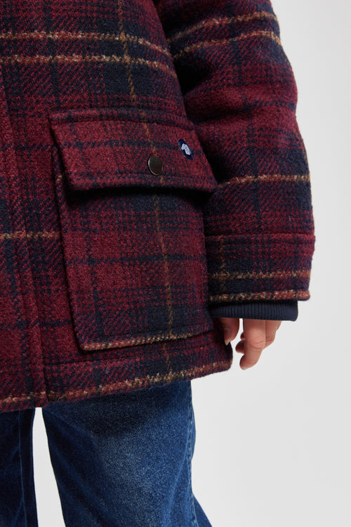 Duffle-coat à carreaux Kids - drap de laine - Armor-lux - 5