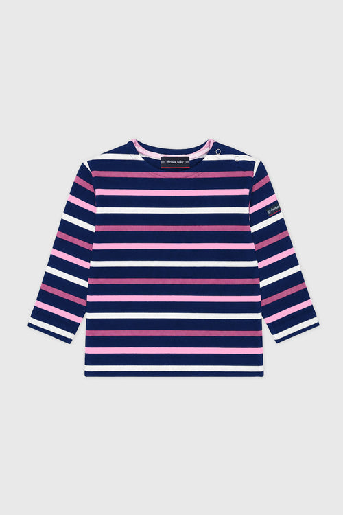 Marinière tricolore Baby - coton épais - Armor-lux - 1
