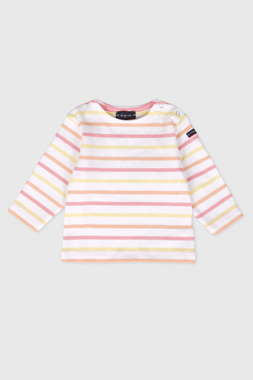 Trikolores Matrosenshirt Baby - dicke Baumwolle - Armor-lux - 1