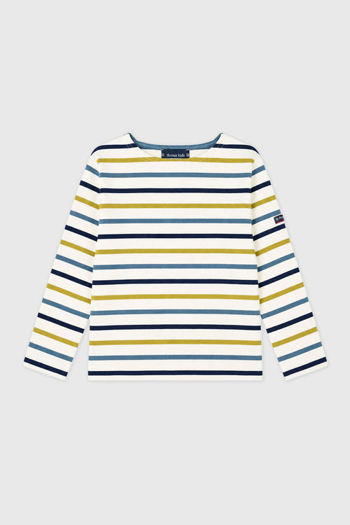 Kids 4-Colour Breton Stripe Top - Thick Cotton - Armor-lux - 1